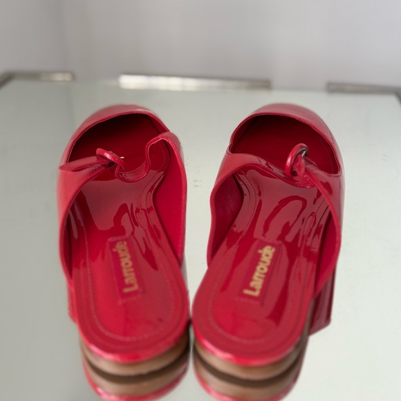 LARROUDE Flat Mule - Red $150 - Picture 8 of 10